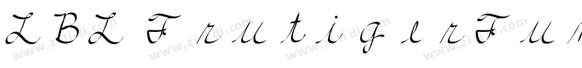 LBL FrutigerFun字体转换